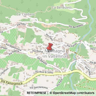 Mappa Via roma 3, 23020 Montagna in Valtellina, Sondrio (Lombardia)