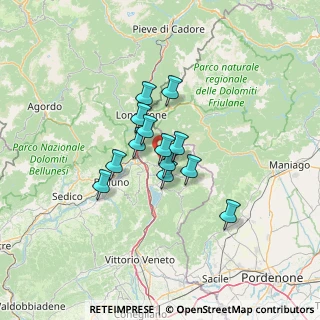 Mappa Localita' Carota, 32016 Chies D'alpago BL, Italia (8.43923)