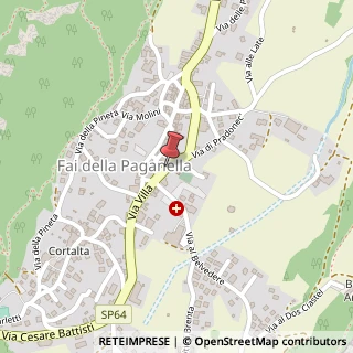 Mappa Piazza Italia Unita, 16, 38010 Fai della Paganella, Trento (Trentino-Alto Adige)
