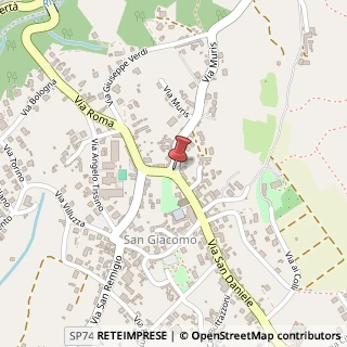 Mappa Via Roma, n. 23, 33030 Ragogna, Udine (Friuli-Venezia Giulia)