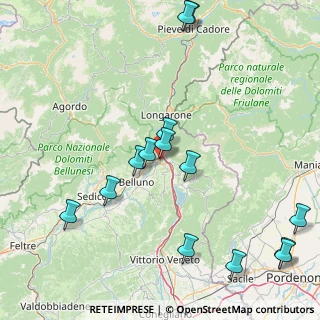 Mappa Via dei Martiri, 32014 Ponte Nelle Alpi BL, Italia (19.27857)