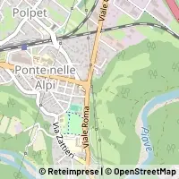 Mapa Ponte nelle Alpi