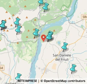 Mappa Via San Lorenzo, 33030 Ragogna UD, Italia (5.136)