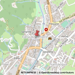 Mappa Via Giuseppe Garibaldi, 10, 38054 Fiera di Primiero, Trento (Trentino-Alto Adige)