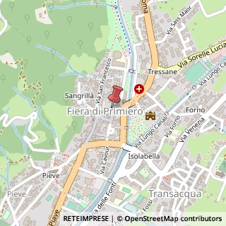 Mappa Via Giuseppe Garibaldi, 13, 38054 Fiera di Primiero, Trento (Trentino-Alto Adige)