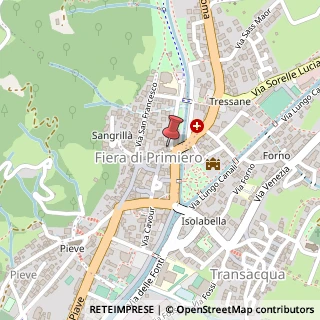 Mappa Via Giuseppe Garibaldi, 27, 38054 Fiera di Primiero, Trento (Trentino-Alto Adige)