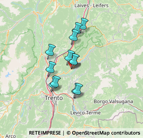 Mappa Via Carraia, 38034 Cembra Lisignago TN, Italia (9.54417)