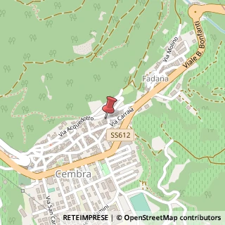 Mappa Vicolo Barbi, 7, 38034 Cembra Lisignago, Trento (Trentino-Alto Adige)