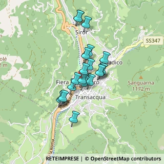 Mappa Via Clarofonte, 38054 Fiera di Primiero TN, Italia (0.629)