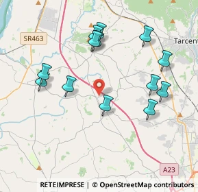 Mappa Via dai Roncs, 33010 Colloredo di Monte Albano UD, Italia (3.93)