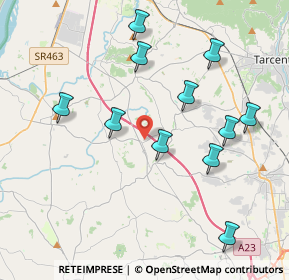 Mappa Via dai Roncs, 33010 Colloredo di Monte Albano UD, Italia (4.06909)