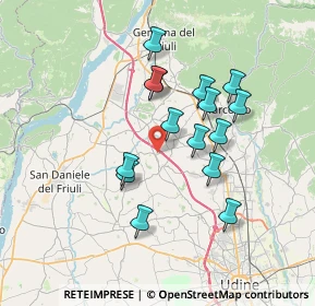 Mappa Via dai Roncs, 33010 Colloredo di Monte Albano UD, Italia (6.09)