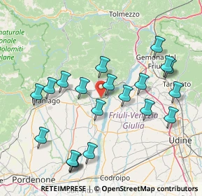 Mappa 33094 Pinzano al Tagliamento PN, Italia (16.333)