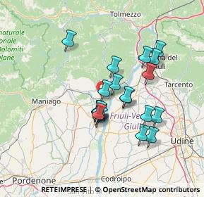 Mappa 33094 Pinzano al Tagliamento PN, Italia (11.341)