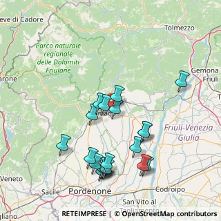 Mappa Via Pradis, 33092 Fanna PN, Italia (15.9515)