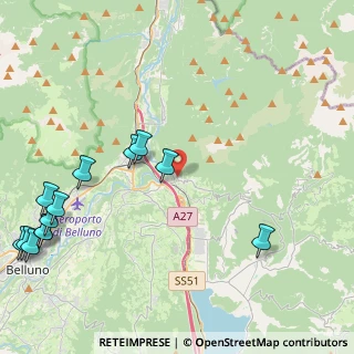 Mappa Via Soccher, 32014 Ponte nelle Alpi BL, Italia (5.84538)