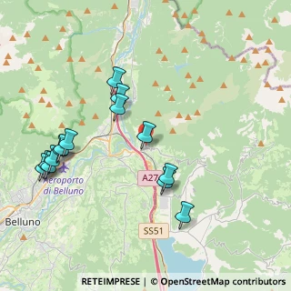 Mappa Via Soccher, 32014 Ponte nelle Alpi BL, Italia (4.305)