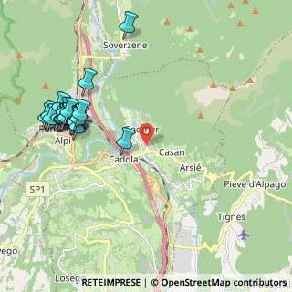 Mappa Via Giuseppe Garibaldi, 32014 Ponte nelle Alpi BL, Italia (2.419)