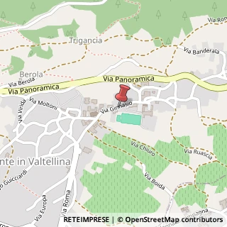 Mappa Via Ginnasio, 25, 23026 Ponte in Valtellina, Sondrio (Lombardia)