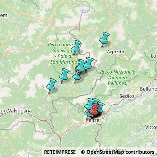 Mappa Piazza Cesare Battisti, 38054 Primiero San Martino di Castrozza TN, Italia (13.607)