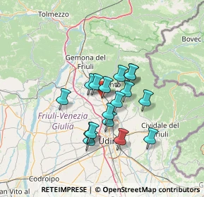 Mappa Via A. di Montegnacco, 33010 Cassacco UD, Italia (9.96471)