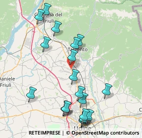 Mappa Via A. di Montegnacco, 33010 Cassacco UD, Italia (9.107)
