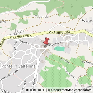 Mappa Piazza Luini, 12, 23026 Ponte in Valtellina, Sondrio (Lombardia)