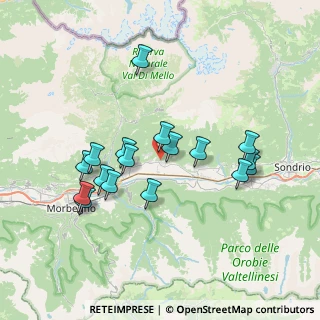 Mappa Via Giaconi, 23010 Buglio in Monte SO, Italia (6.84)
