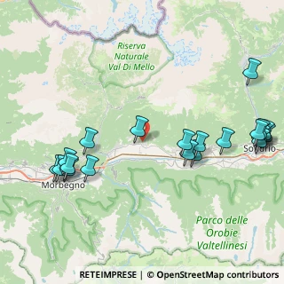 Mappa Via Giaconi, 23010 Buglio in Monte SO, Italia (10.0595)