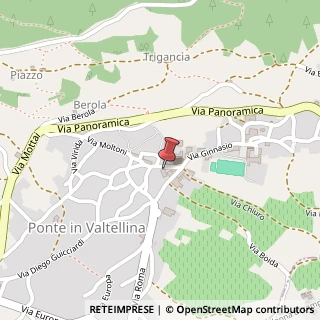Mappa Piazza Luini, 5, 23026 Ponte in Valtellina, Sondrio (Lombardia)