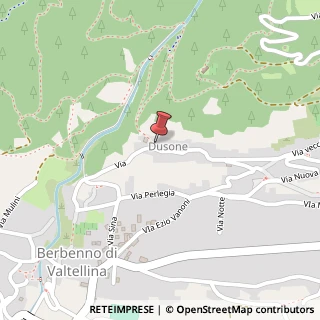 Mappa Vicolo dusone 6/a, 23010 Berbenno di Valtellina, Sondrio (Lombardia)