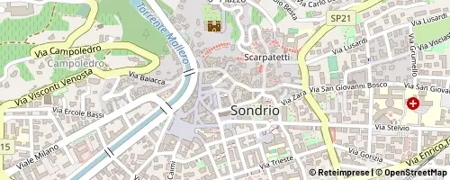Mappa Sondrio