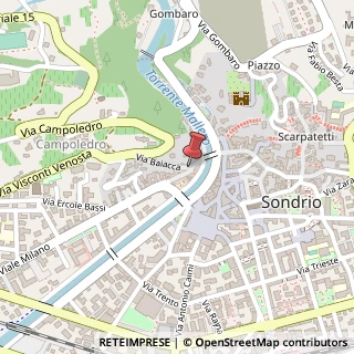 Mappa Via Romegialli, 25, 23100 Forcola, Sondrio (Lombardia)