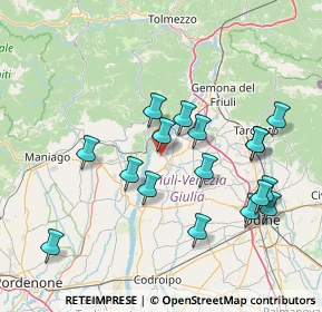 Mappa Via Europa Unita, 33030 Ragogna UD, Italia (14.98647)
