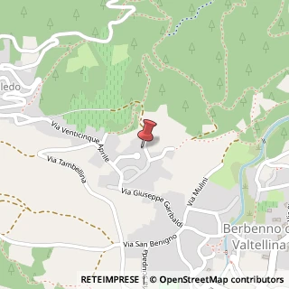 Mappa Via Poggio, 105, 23010 Berbenno di Valtellina SO, Italia, 23010 Berbenno di Valtellina, Sondrio (Lombardia)