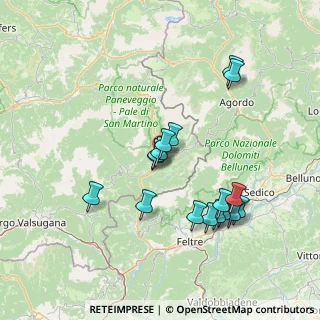 Mappa Viale Guglielmo Marconi, 38054 Primiero San Martino di Castrozza TN, Italia (13.85941)