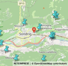 Mappa Via dei Vigneti, 23100 Sondrio SO, Italia (2.86308)