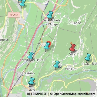Mappa Localita' Maso Nero, 38015 Lavis TN, Italia (2.7775)
