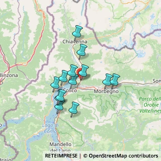 Mappa Via Regina, 23015 Dubino SO, Italia (11.04)