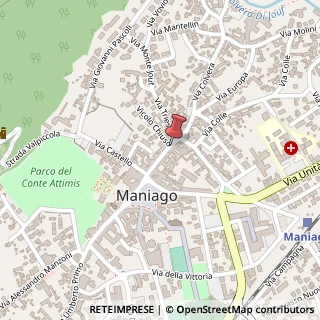 Mappa Via Roma, 40, 33085 Maniago, Pordenone (Friuli-Venezia Giulia)