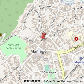 Mappa Via roma 18, 33085 Maniago, Pordenone (Friuli-Venezia Giulia)