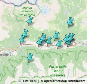 Mappa Via Dusone, 23010 Berbenno di Valtellina SO, Italia (6.59588)