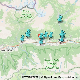 Mappa Via Dusone, 23010 Berbenno di Valtellina SO, Italia (6.34083)