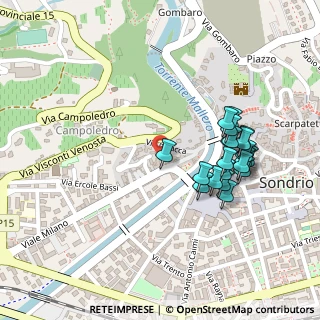 Mappa Via Alberto de Simoni, 23100 Sondrio SO, Italia (0.2245)