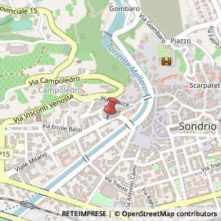 Mappa Via Fabio Filzi, 41, 23100 Sondrio, Sondrio (Lombardia)