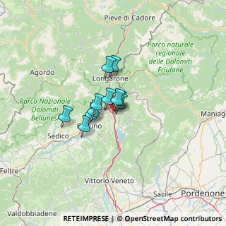 Mappa Via casan, 32014 Ponte nelle Alpi BL, Italia (6.84091)