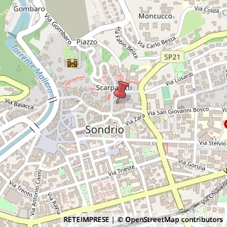 Mappa Via Scarpatetti, 18, 23100 Forcola, Sondrio (Lombardia)