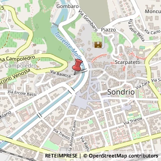 Mappa Via Romegialli, 21, 23100 Sondrio, Sondrio (Lombardia)