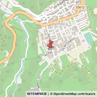 Mappa Via s. carlo 18, 38034 Cembra Lisignago, Trento (Trentino-Alto Adige)