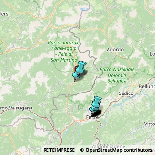 Mappa Viale Piave, 38054 Transacqua TN, Italia (13.9115)